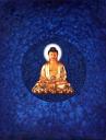 Buddha’s blue meditation
