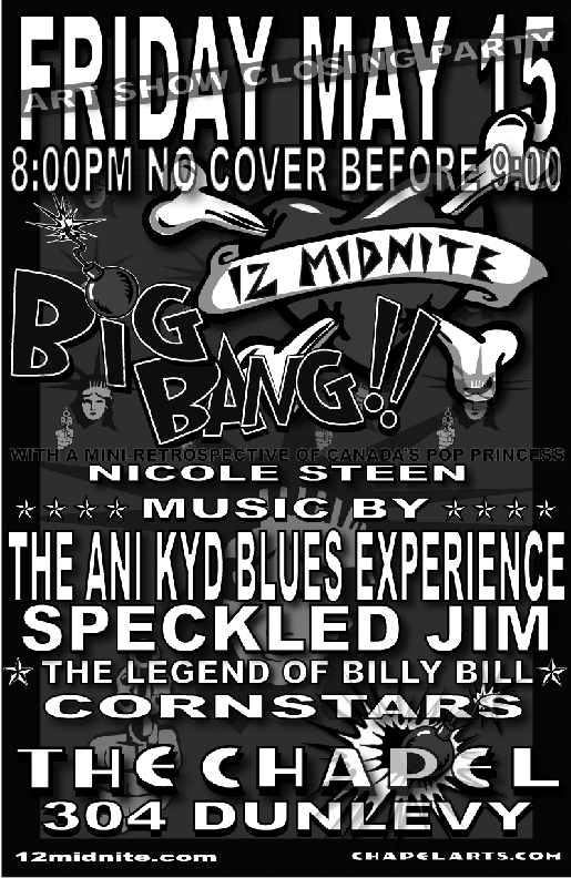 12 Midnite closing poster