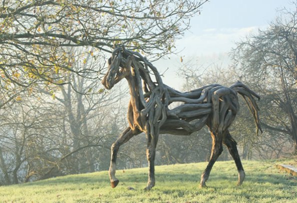 Heather Jansch driftwood horse