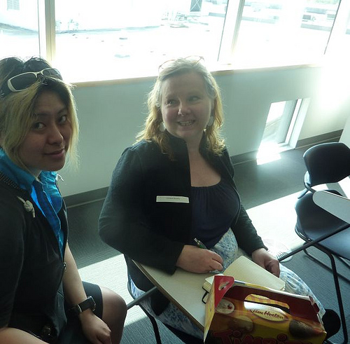 april and me at WC FV 09