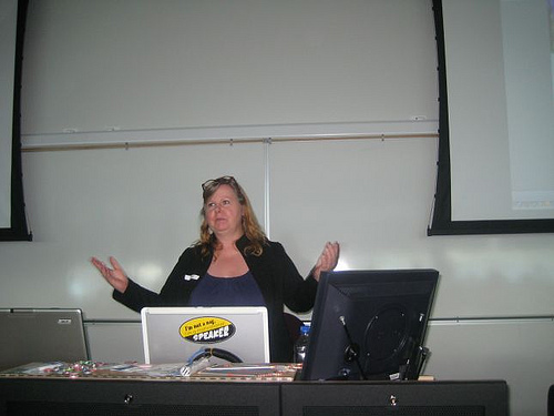 me lecturing at WordCamp Fraser Valley
