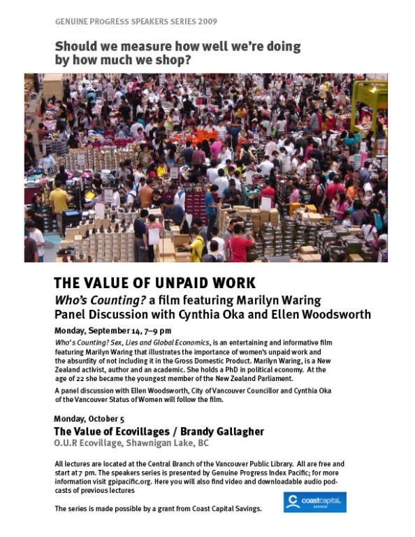 The Value of Unpaid Work