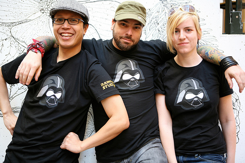 Darth Drupal tees by kk