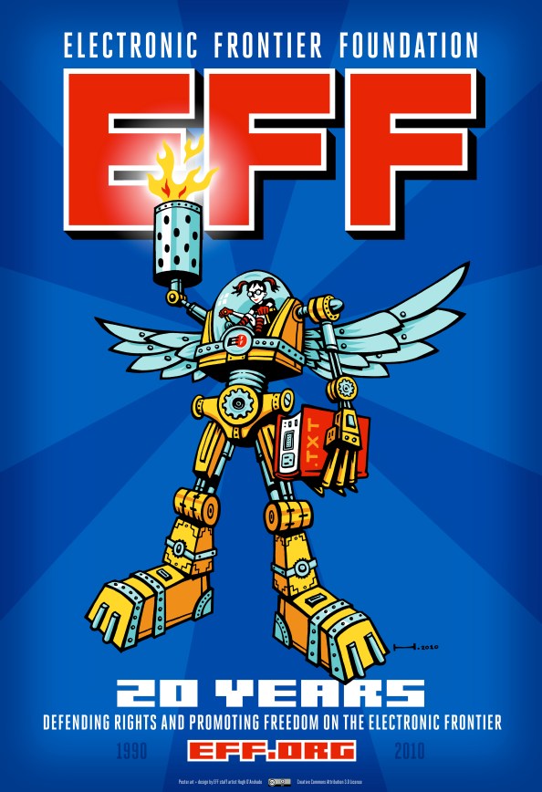 EFF fighting for your rights since before you were out of diapers